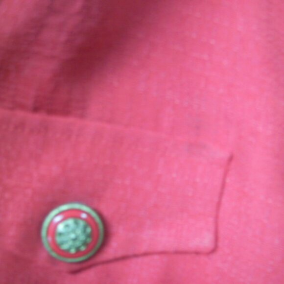 EUC Vintage Red Short Sleeve Holiday Dawn Joy Fashions 2 piece Skirt Set SZ 5-6 - Picture 3 of 5